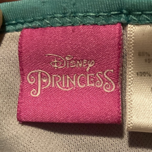 Disney princess size 2T swimsuit purple and turquoise mermaid - Picture 3 of 4